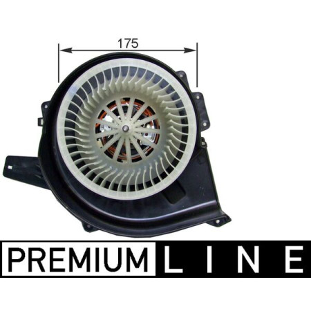 Ventilador, habitáculo Ventilador de ar AUDI A2 SEAT CORDOBA IBIZA III IBIZA IV IBIZA IV SC IBIZA IV ST TOLEDO IV SKODA FABIA I FABIA I PRAKTIK FABIA II ROOMSTER ROOMSTER PRAKTIK 1.0-2.0D 08.99- MAHLE AB 18 000P