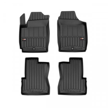 Juego de alfombrillas tapetes TPE 4uds conductos proLine 3D set color negro KIA PICANTO I 04.04-09.11 FROGUM FRG 3D426290