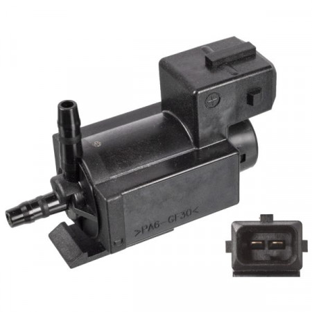 Convertor presiune, esapament Supapa de comanda electrica 12V BMW 1 E81 1 E82 1 E87 1 E88 1 F20 1 F21 2 F22 F87 3 E36 3 E46 3 E90 3 E91 3 E92 3 E93 3 F30 1.6-6.0 12.93- FEBI FE170365